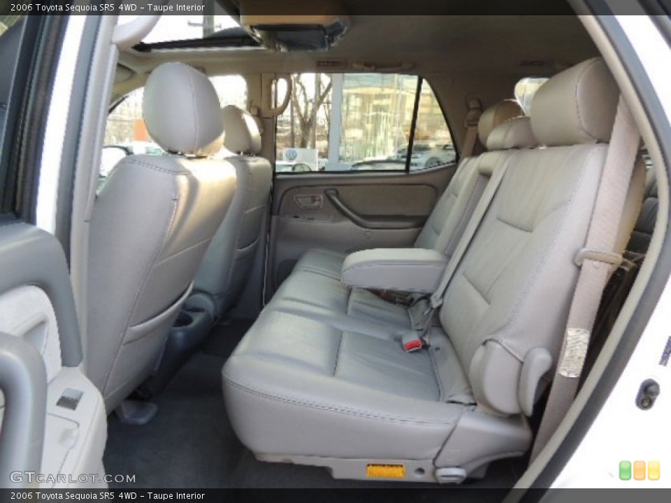 Taupe Interior Rear Seat for the 2006 Toyota Sequoia SR5 4WD #76800569