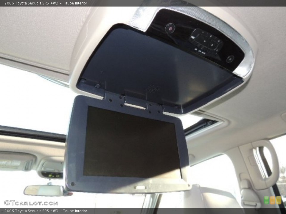 Taupe Interior Entertainment System for the 2006 Toyota Sequoia SR5 4WD #76800578