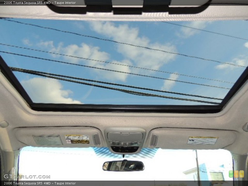 Taupe Interior Sunroof for the 2006 Toyota Sequoia SR5 4WD #76800588