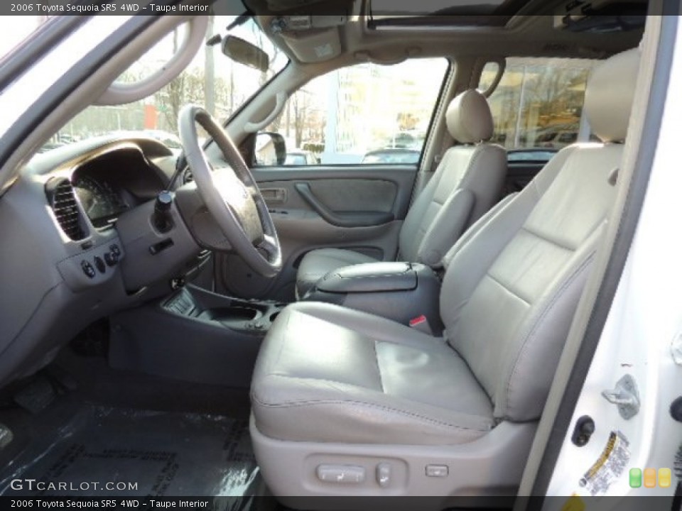 Taupe Interior Front Seat for the 2006 Toyota Sequoia SR5 4WD #76800614