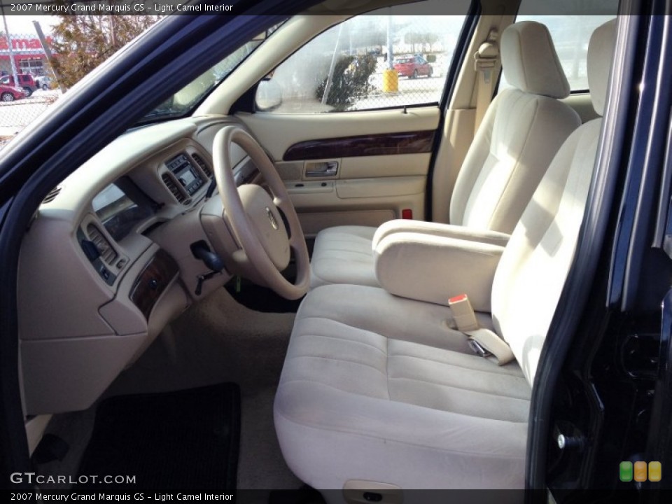 Light Camel Interior Front Seat for the 2007 Mercury Grand Marquis GS #76801580