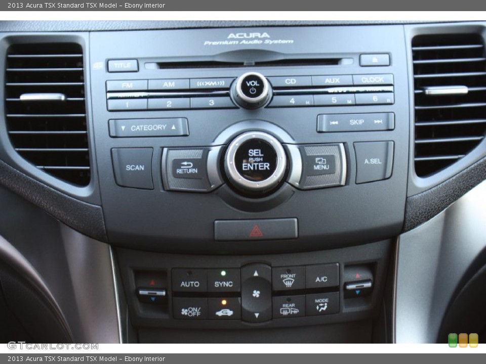 Ebony Interior Controls for the 2013 Acura TSX  #76801874