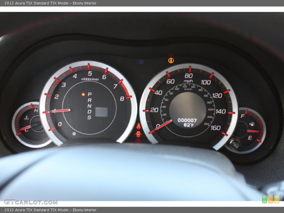Ebony Interior Gauges for the 2013 Acura TSX  #76801910