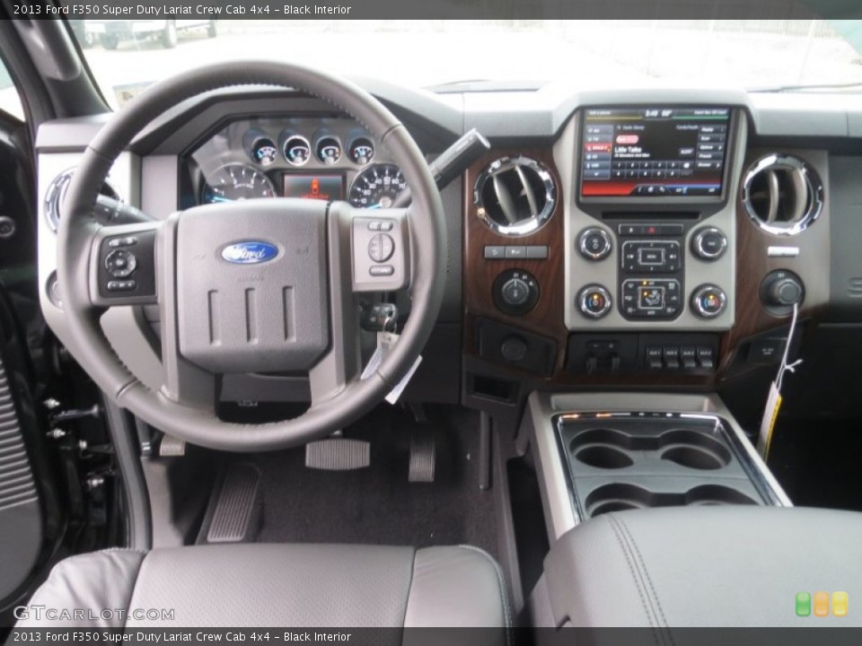 Black Interior Dashboard for the 2013 Ford F350 Super Duty Lariat Crew Cab 4x4 #76802231