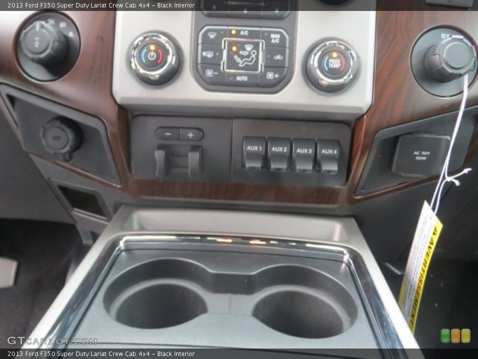Black Interior Controls for the 2013 Ford F350 Super Duty Lariat Crew Cab 4x4 #76802255