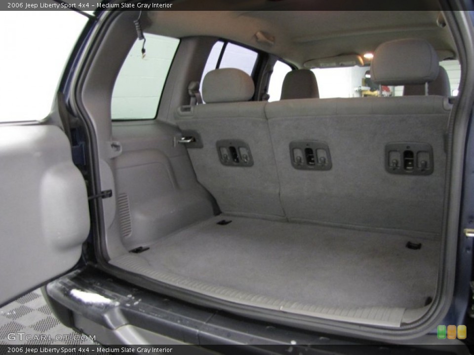 Medium Slate Gray Interior Trunk for the 2006 Jeep Liberty Sport 4x4 #76802276