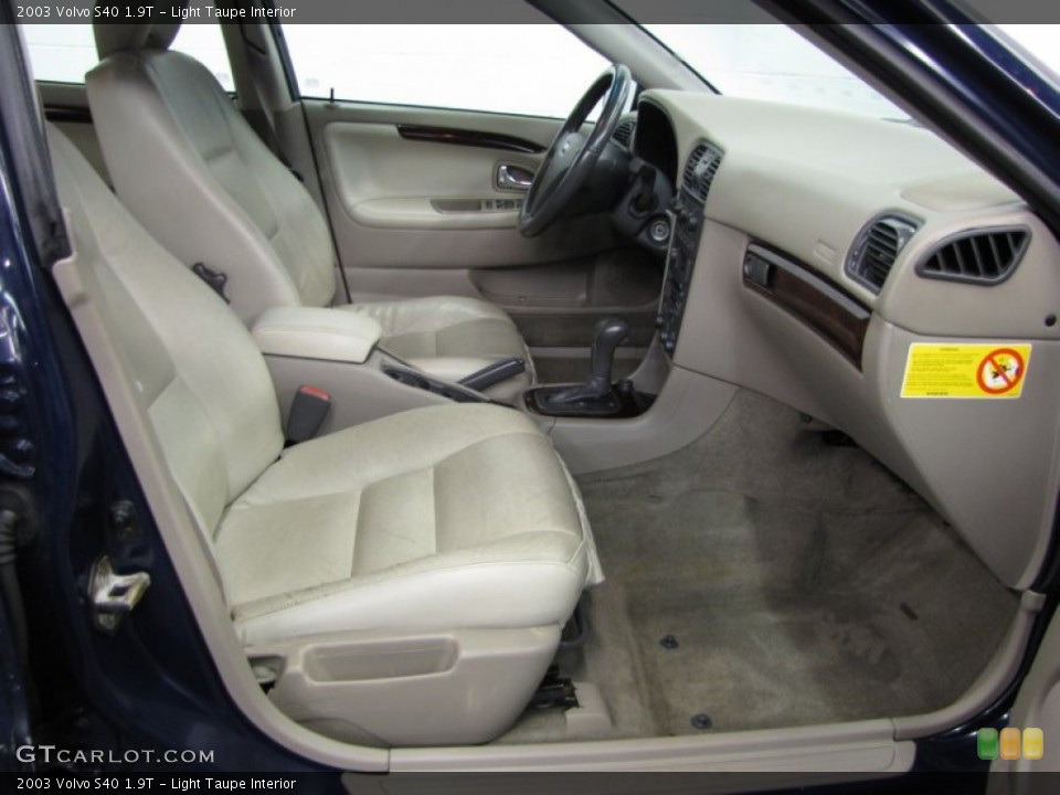 Light Taupe Interior Front Seat for the 2003 Volvo S40 1.9T #76802684