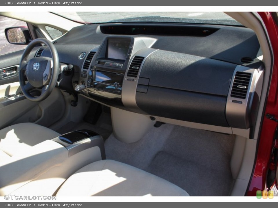Dark Gray Interior Dashboard for the 2007 Toyota Prius Hybrid #76803143