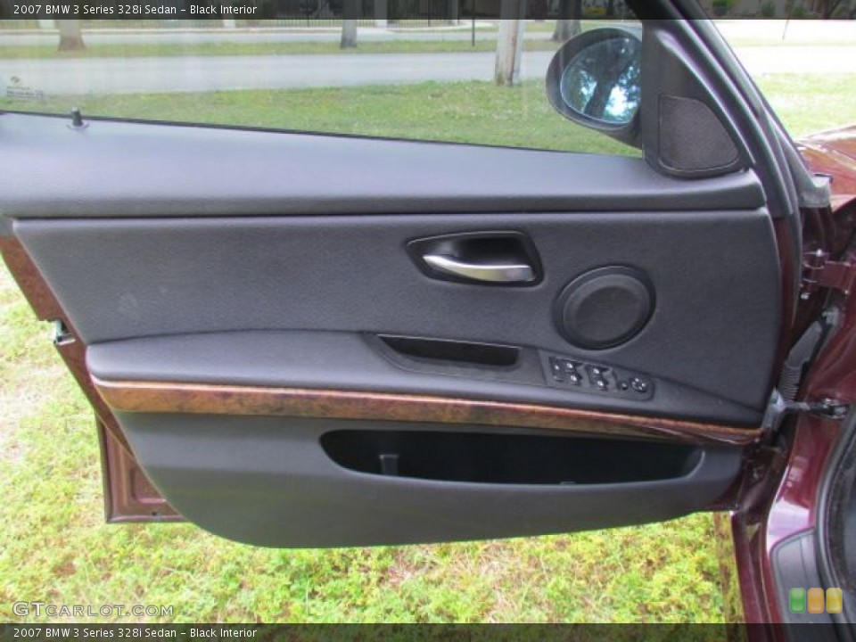 Black Interior Door Panel for the 2007 BMW 3 Series 328i Sedan #76805031