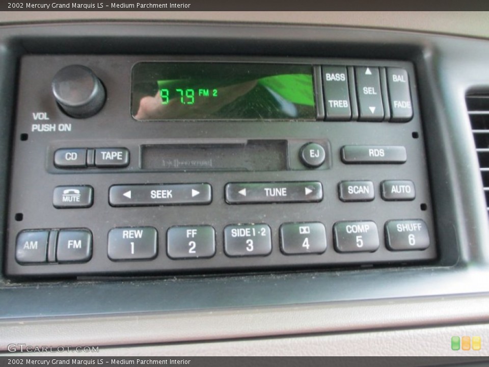 Medium Parchment Interior Audio System for the 2002 Mercury Grand Marquis LS #76805121