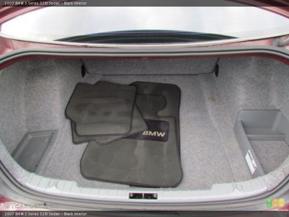 Black Interior Trunk for the 2007 BMW 3 Series 328i Sedan #76805190