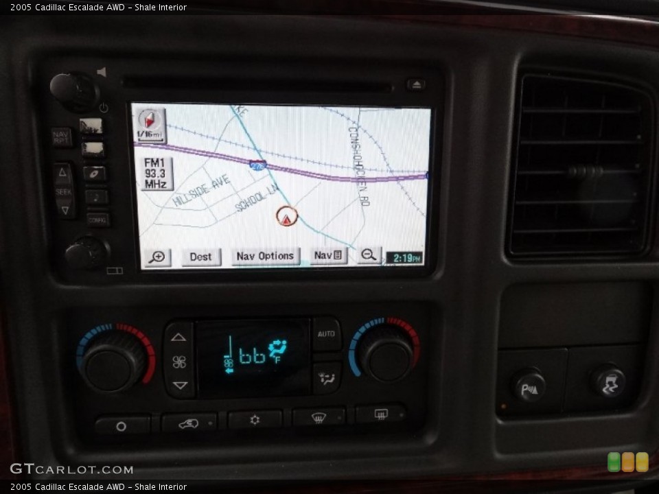 Shale Interior Navigation for the 2005 Cadillac Escalade AWD #76805306