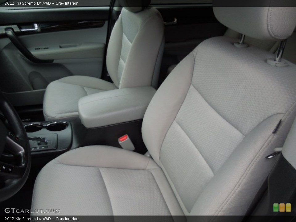 Gray Interior Front Seat for the 2012 Kia Sorento LX AWD #76806132