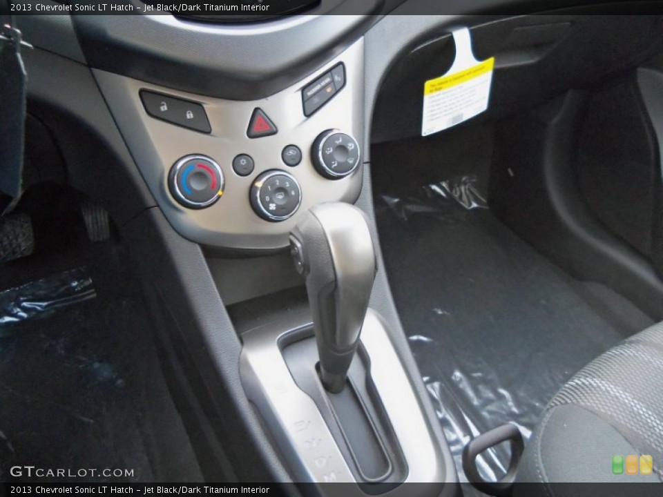 Jet Black/Dark Titanium Interior Transmission for the 2013 Chevrolet Sonic LT Hatch #76806447