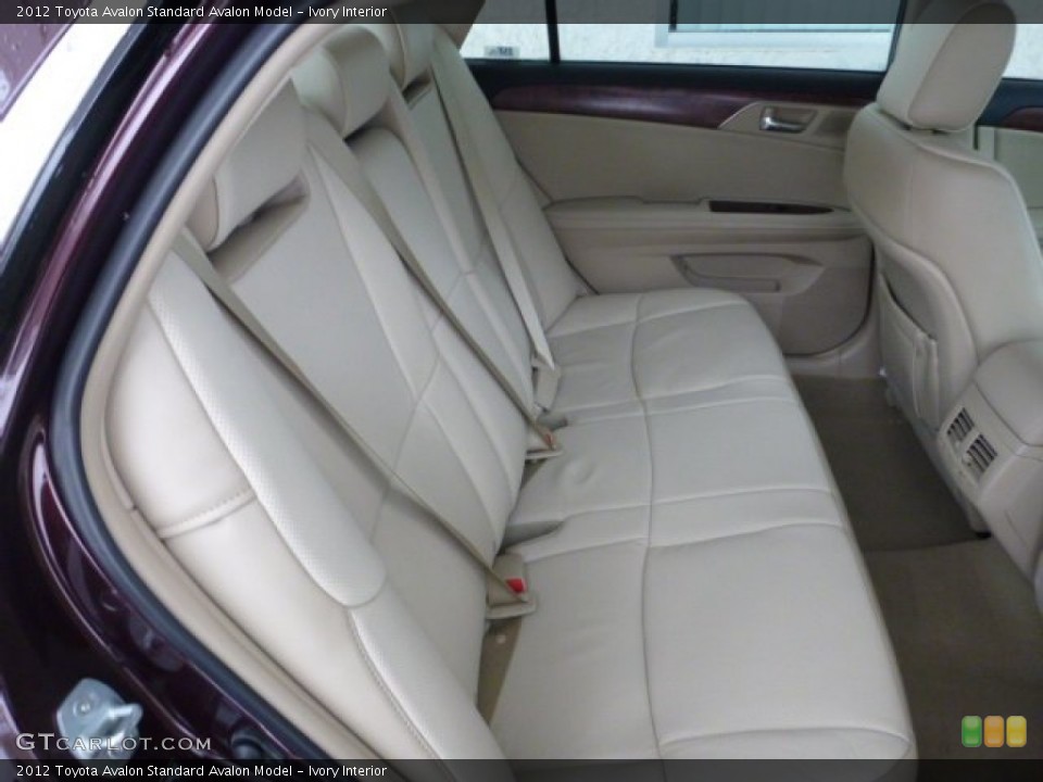 Ivory Interior Rear Seat for the 2012 Toyota Avalon  #76806708