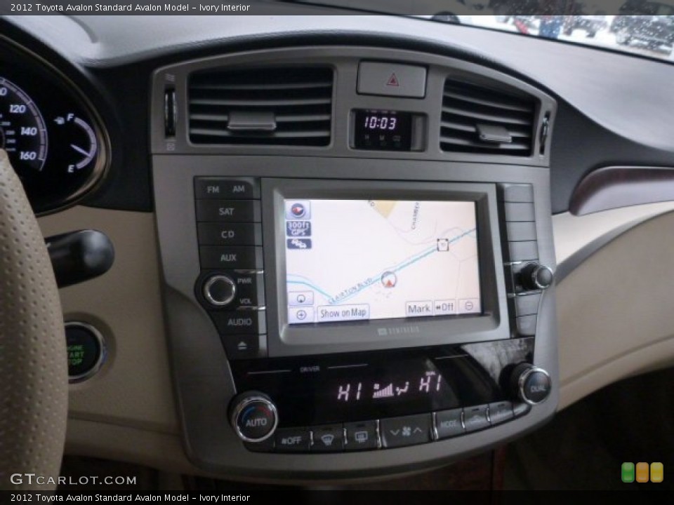 Ivory Interior Controls for the 2012 Toyota Avalon  #76806835