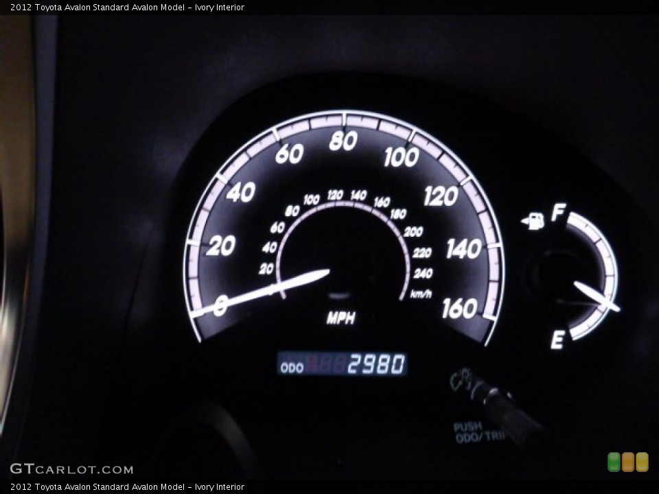 Ivory Interior Gauges for the 2012 Toyota Avalon  #76806870