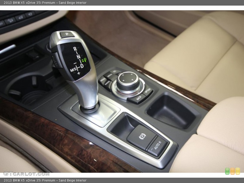 Sand Beige Interior Transmission for the 2013 BMW X5 xDrive 35i Premium #76807056