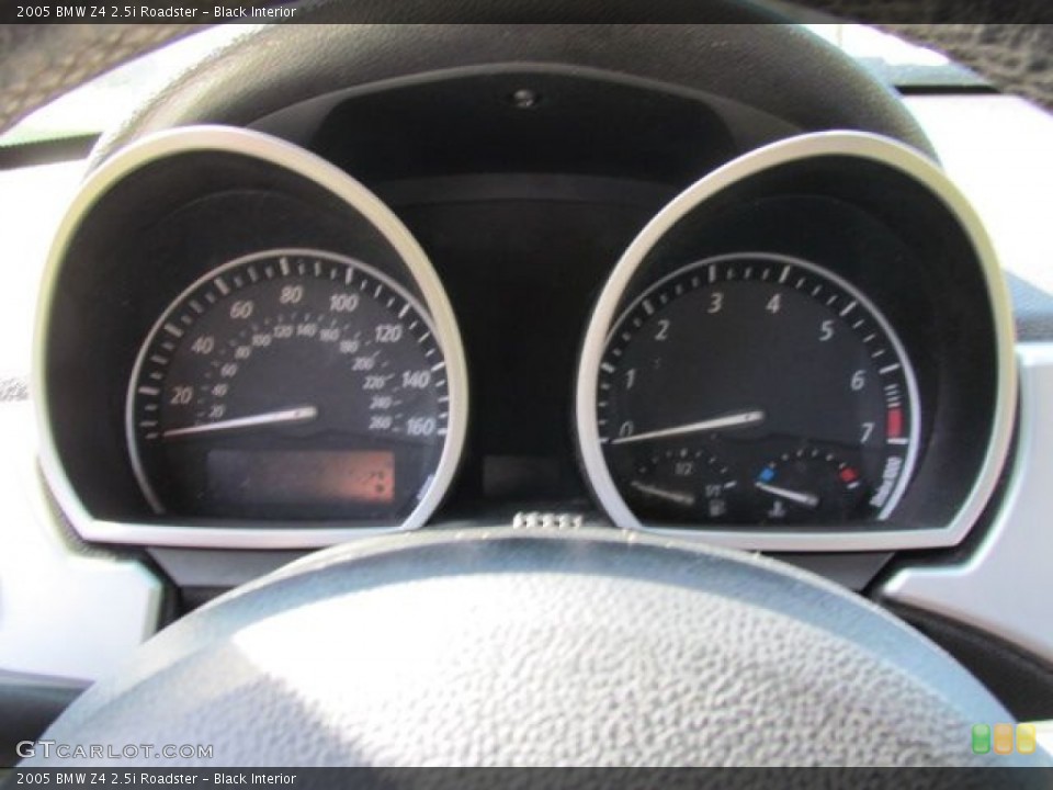 Black Interior Gauges for the 2005 BMW Z4 2.5i Roadster #76807242