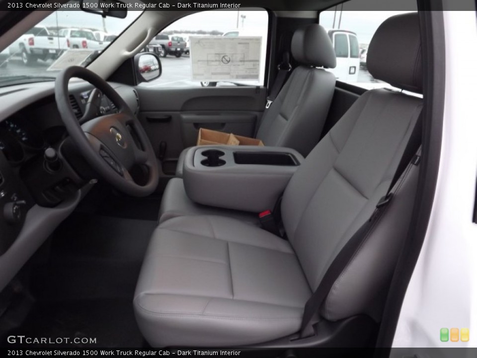 Dark Titanium Interior Front Seat for the 2013 Chevrolet Silverado 1500 Work Truck Regular Cab #76807567