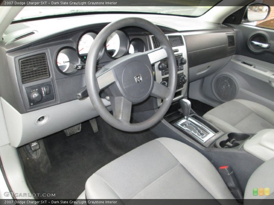 Dark Slate Gray/Light Graystone 2007 Dodge Charger Interiors