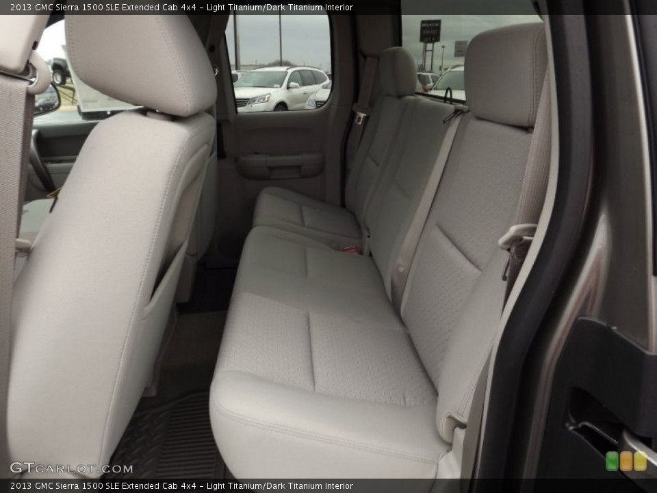 Light Titanium/Dark Titanium Interior Rear Seat for the 2013 GMC Sierra 1500 SLE Extended Cab 4x4 #76808597