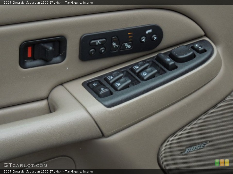 Tan/Neutral Interior Controls for the 2005 Chevrolet Suburban 1500 Z71 4x4 #76808793