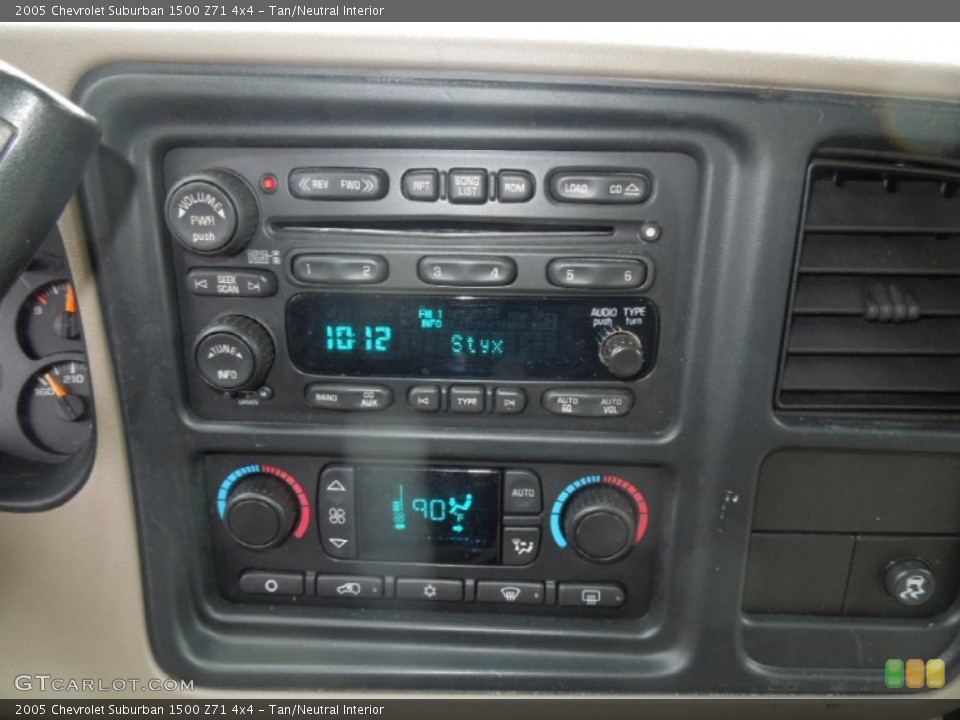 Tan/Neutral Interior Controls for the 2005 Chevrolet Suburban 1500 Z71 4x4 #76808831