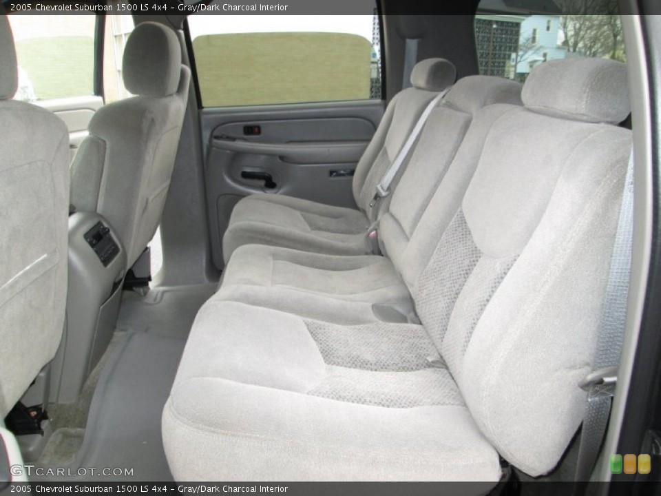 Gray/Dark Charcoal Interior Rear Seat for the 2005 Chevrolet Suburban 1500 LS 4x4 #76808997
