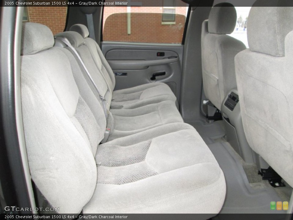 Gray/Dark Charcoal Interior Rear Seat for the 2005 Chevrolet Suburban 1500 LS 4x4 #76809024