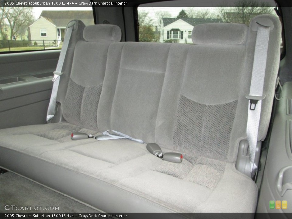 Gray/Dark Charcoal Interior Rear Seat for the 2005 Chevrolet Suburban 1500 LS 4x4 #76809046