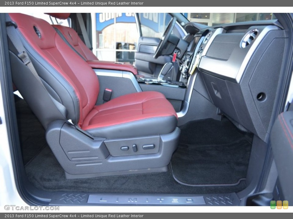 Limited Unique Red Leather Interior Photo for the 2013 Ford F150 Limited SuperCrew 4x4 #76809209