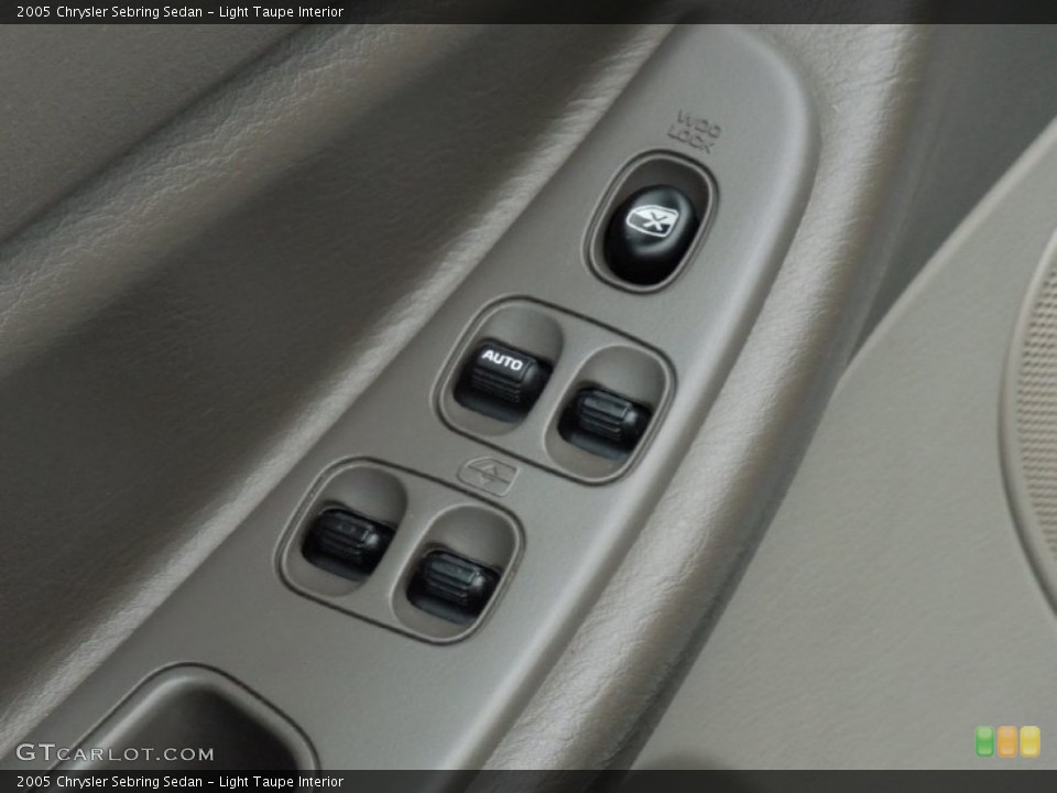 Light Taupe Interior Controls for the 2005 Chrysler Sebring Sedan #76809351