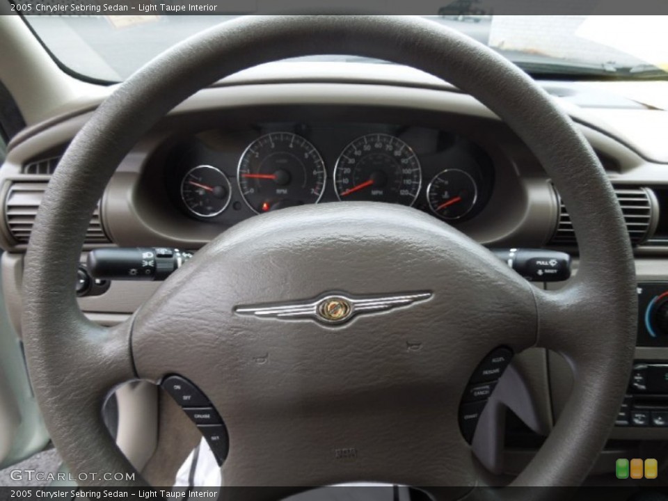 Light Taupe Interior Steering Wheel for the 2005 Chrysler Sebring Sedan #76809468