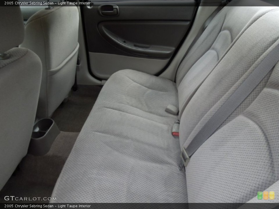 Light Taupe Interior Rear Seat for the 2005 Chrysler Sebring Sedan #76809531