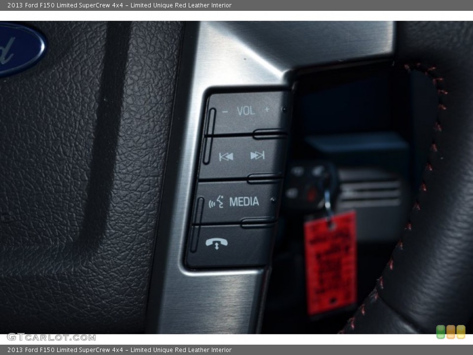Limited Unique Red Leather Interior Controls for the 2013 Ford F150 Limited SuperCrew 4x4 #76809616