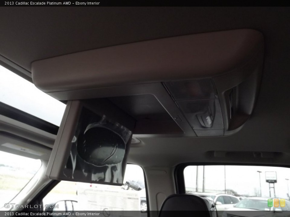 Ebony Interior Entertainment System for the 2013 Cadillac Escalade Platinum AWD #76809720