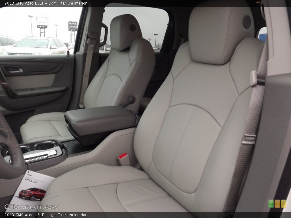 Light Titanium Interior Front Seat for the 2013 GMC Acadia SLT #76810321