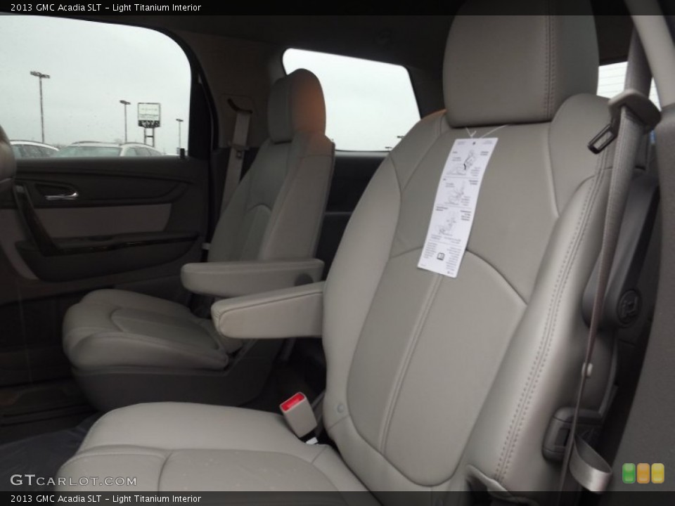 Light Titanium Interior Rear Seat for the 2013 GMC Acadia SLT #76810392