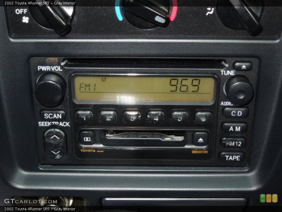 Gray Interior Audio System for the 2002 Toyota 4Runner SR5 #76810809