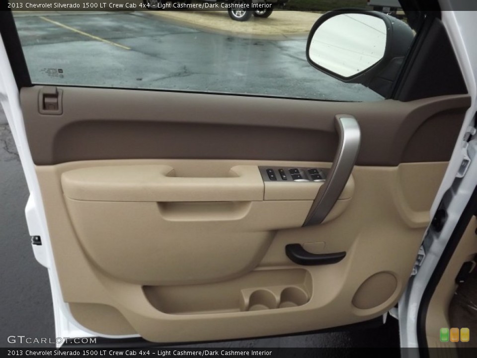 Light Cashmere/Dark Cashmere Interior Door Panel for the 2013 Chevrolet Silverado 1500 LT Crew Cab 4x4 #76810901