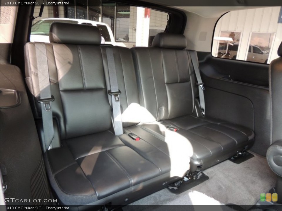 Ebony Interior Rear Seat for the 2010 GMC Yukon SLT #76811286