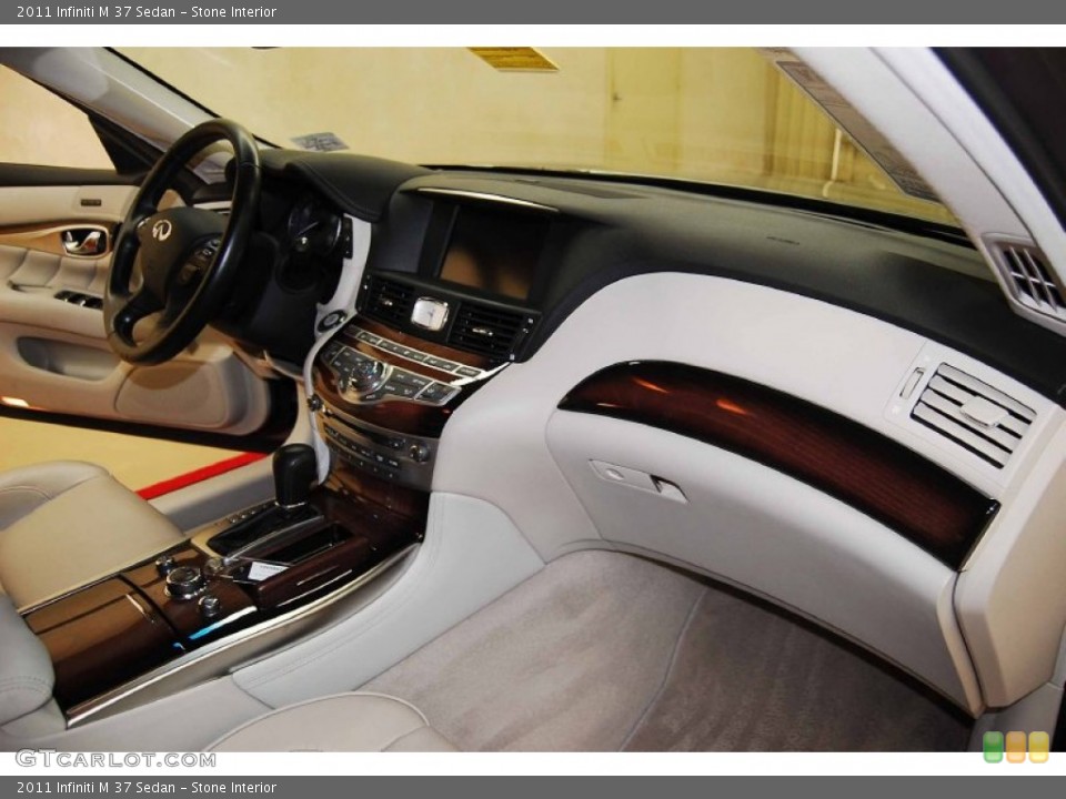Stone Interior Dashboard for the 2011 Infiniti M 37 Sedan #76811487