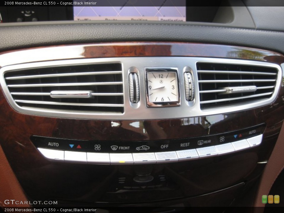 Cognac/Black Interior Controls for the 2008 Mercedes-Benz CL 550 #76812530