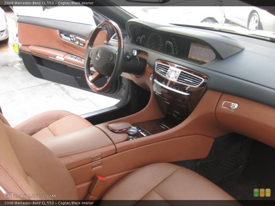 Cognac/Black Interior Dashboard for the 2008 Mercedes-Benz CL 550 #76812780