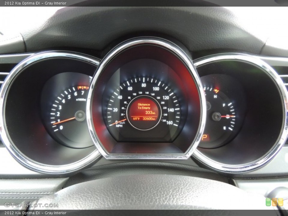 Gray Interior Gauges for the 2012 Kia Optima EX #76812794