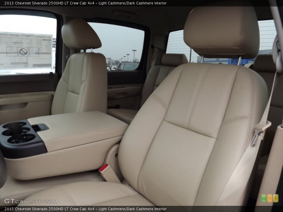 Light Cashmere/Dark Cashmere Interior Front Seat for the 2013 Chevrolet Silverado 2500HD LT Crew Cab 4x4 #76813038