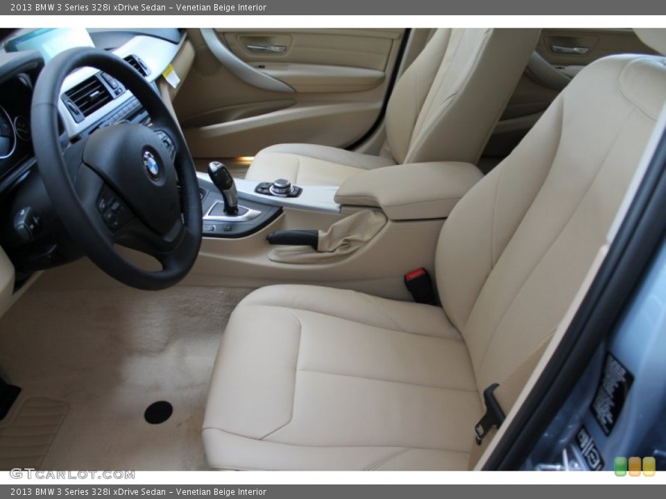 Venetian Beige Interior Front Seat for the 2013 BMW 3 Series 328i xDrive Sedan #76813610