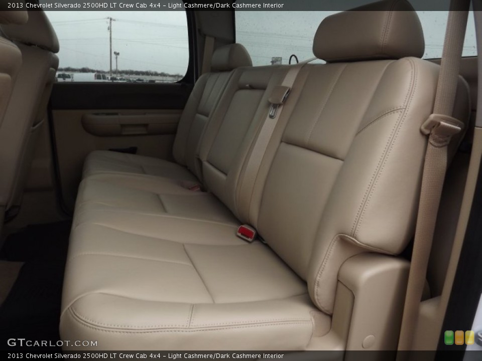 Light Cashmere/Dark Cashmere Interior Rear Seat for the 2013 Chevrolet Silverado 2500HD LT Crew Cab 4x4 #76813619
