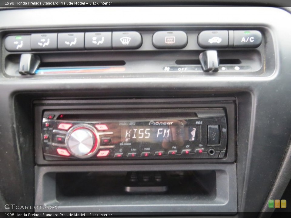 Black Interior Controls for the 1998 Honda Prelude  #76813635